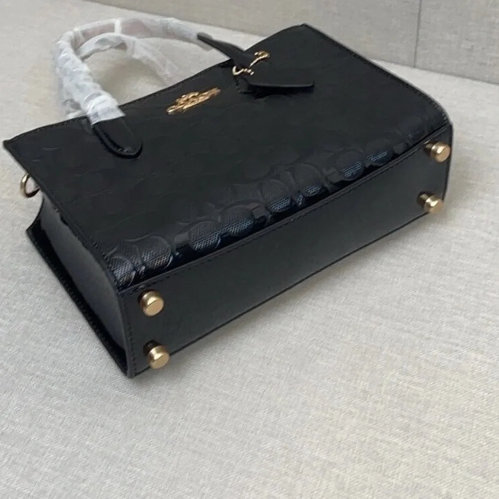 Coach Black Patent Leather Satchel